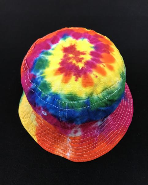 SIZE KID Rainbow Spiral Cotton Bucket Hat picture