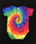 SIZE 18 Months Rainbow Spiral Baby Onesie