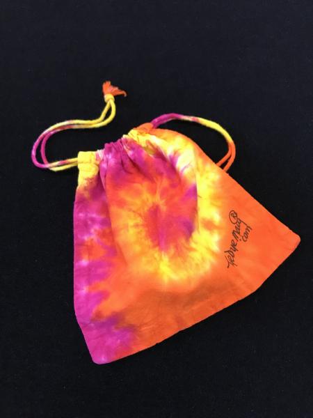 Fire Spiral Drawstring Bag picture