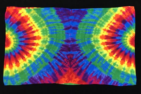 Rainbow Spiral Light Rayon Circular Scarf picture