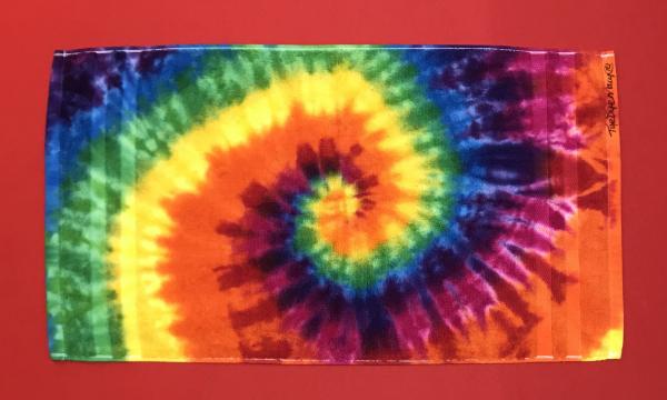 Rainbow Spiral Hand Towel