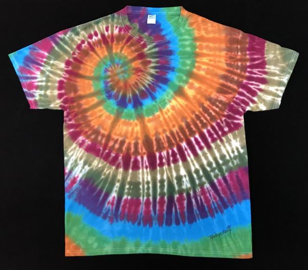 SIZE Large New Fall Shoulder Spiral Custom Tee