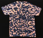 SIZE LARGE Dusty Coral and Black Krackle Custom Tee