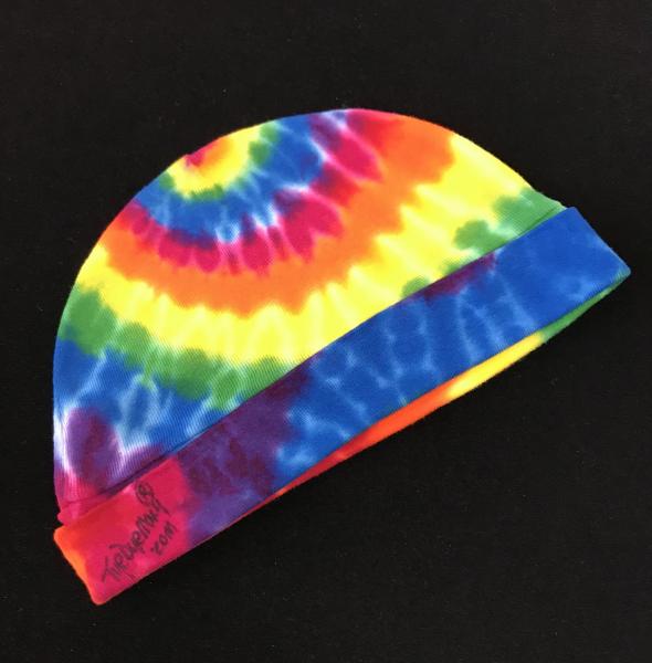 Rainbow Spiral Cotton Adult Watch Cap picture