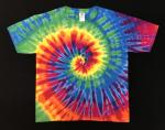 SIZE MEDIUM Rainbow Spiral Kid Tee