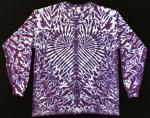 SIZE XL Purple Krackle Heart Longsleeve