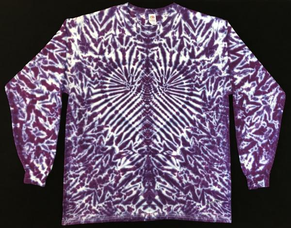 SIZE XL Purple Krackle Heart Longsleeve picture