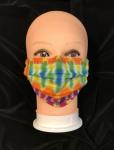 Rainbow Checkerboard Adjustable Mask