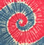 USA GLORY Magenta and Blue Spiral Bandana