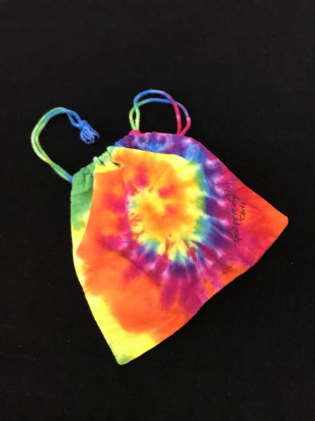Rainbow Spiral Drawstring Bag picture