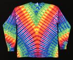 SIZE Large Rainbow Zipper Longsleeve