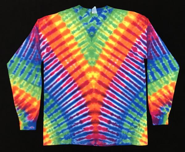 SIZE Large Rainbow Zipper Longsleeve picture