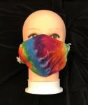 Rainbow Knit Fitted Adjustable Mask