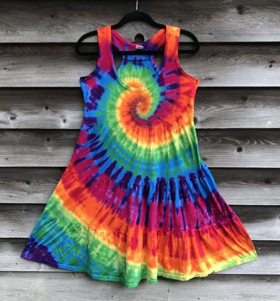 SIZE SMALL Rainbow Spiral Dancin' Dress picture
