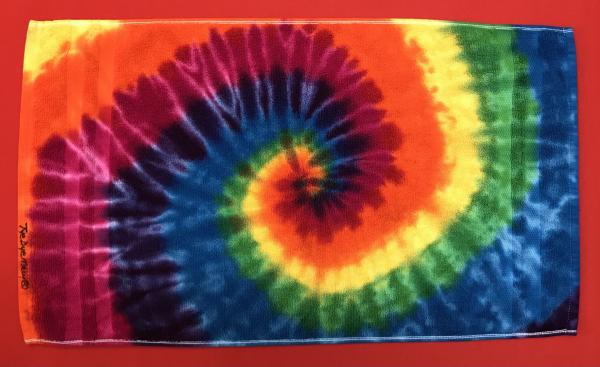 Rainbow Spiral Hand Towel