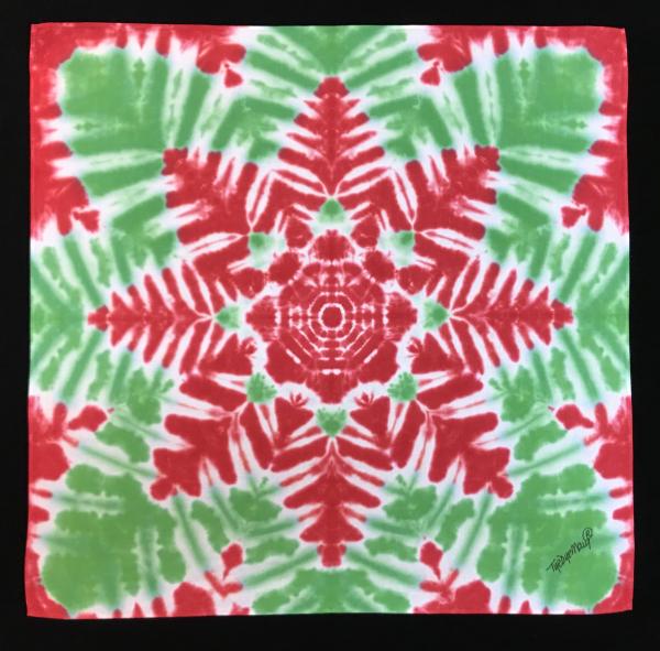 XL Watermelon Holiday Mandala Centerpiece/Hanging/Bandana picture