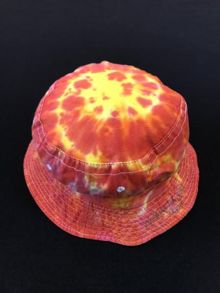 SIZE KID 3-D Fire Spiral Cotton Bucket Hat picture