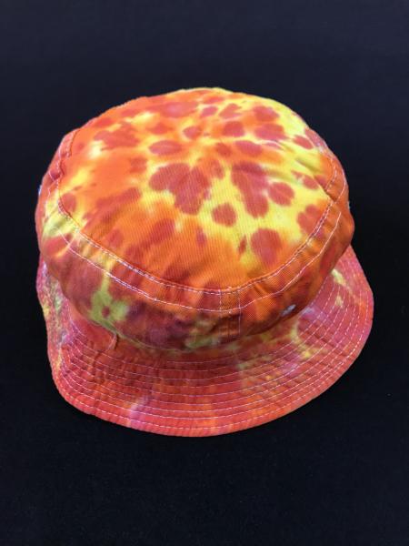 SIZE KID 3-D Fire Spiral Cotton Bucket Hat picture