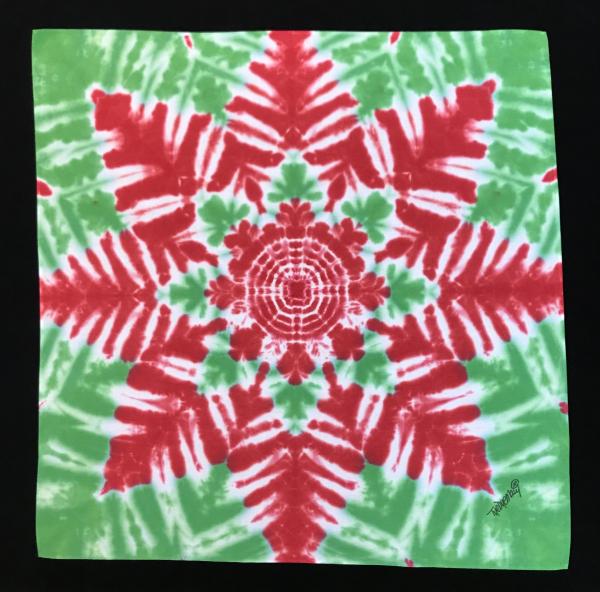 XL Watermelon Holiday Mandala Centerpiece/Hanging/Bandana picture