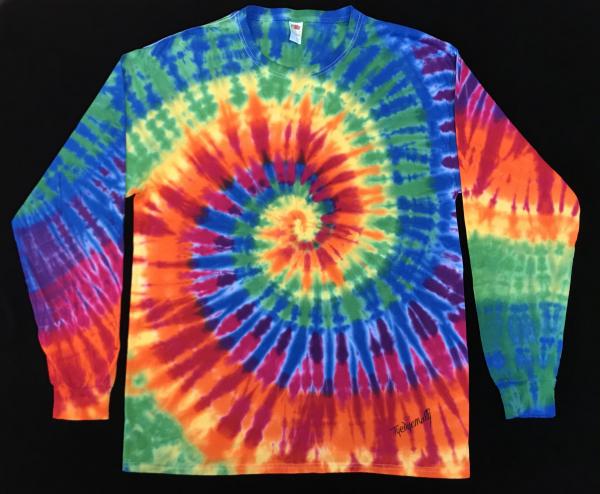 SIZE Large Rainbow Spiral Longsleeve picture