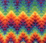 32" X 30" Rainbow Mountains Flour Sack Tapestry
