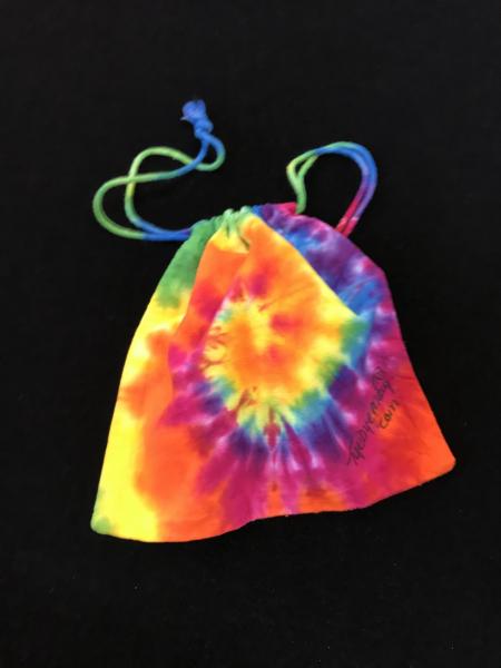 Rainbow Spiral Drawstring Bag