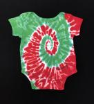 SIZE 24 Months Watermelon Holiday Spiral Baby Onesie