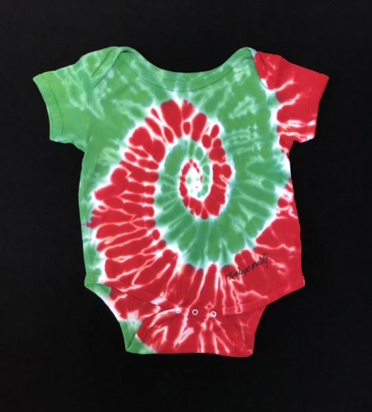 SIZE 24 Months Watermelon Holiday Spiral Baby Onesie picture