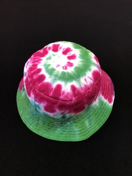 SIZE ADULT Watermelon Holiday Spiral Cotton Bucket Hat picture