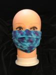 Turquoise and Purple Hall of Diamonds Adjustable Mask