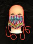 Rainbow Checkerboard Tye Dye Mary Love Mask