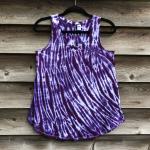 Size X-SMALL Purple Strata Luxe Tank