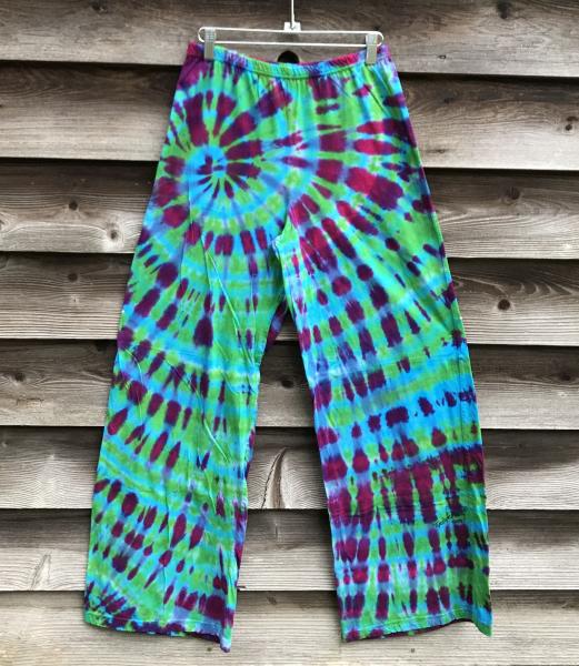 Size Small Spring Fling Spiral Cotton Jersey Relaxed Pants