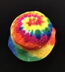 SIZE KID Rainbow Spiral Cotton Bucket Hat