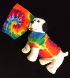 SIZE X-LARGE Rainbow Spiral Doggie Tank picture