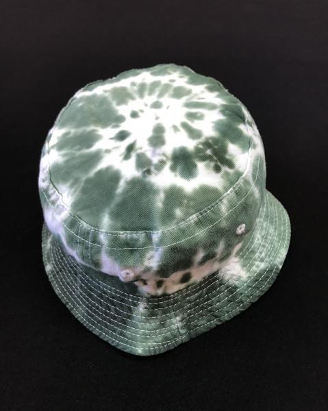 SIZE KID Sage and Evergreen Spiral Cotton Bucket Hat picture