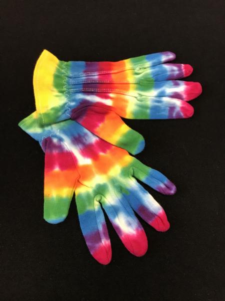 SIZE XL Rainbow Cotton Parade Gloves picture