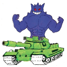 Frank the Tank Trading Card