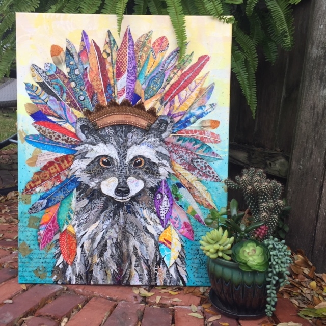 Tribal Racoon picture