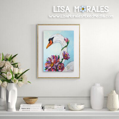 Swan Song - Matted Print picture