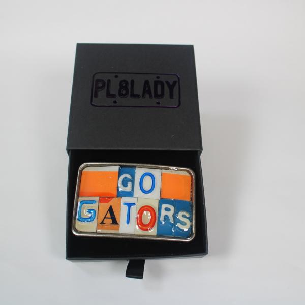 Go Gators Ransom Note Belt Buckle picture