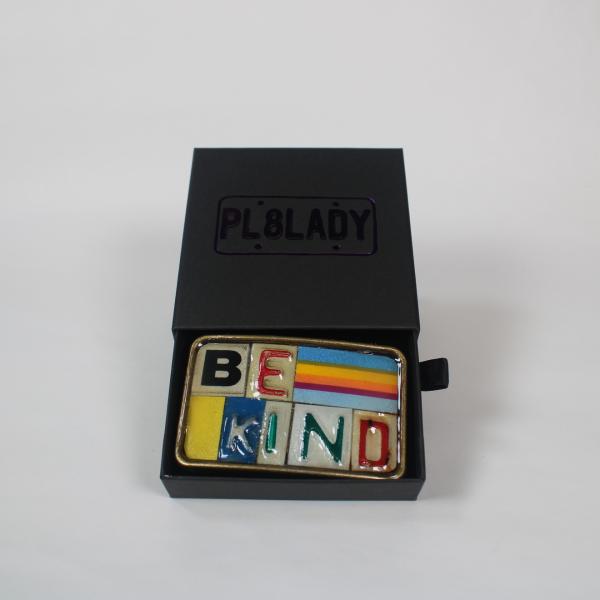 Be Kind Ransom Note Belt Buckle picture