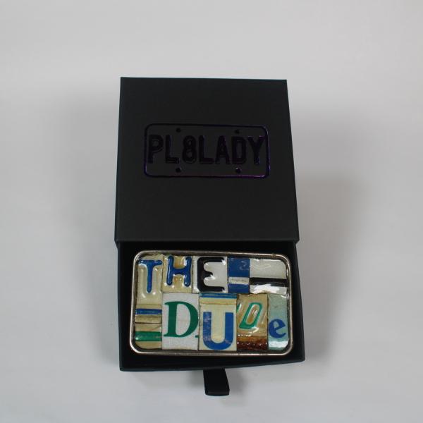 The Dude Ransom Note Belt Buckle picture