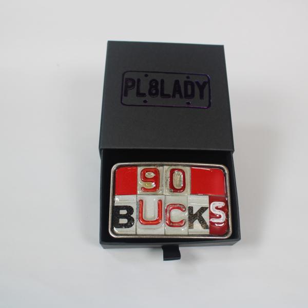 Go Bucks Ransom Note Belt Buckle picture