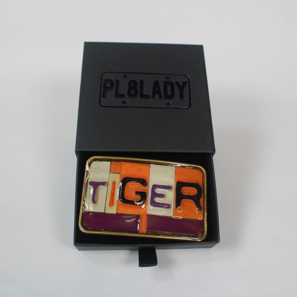 Tiger Ransom Note Belt Buckle picture