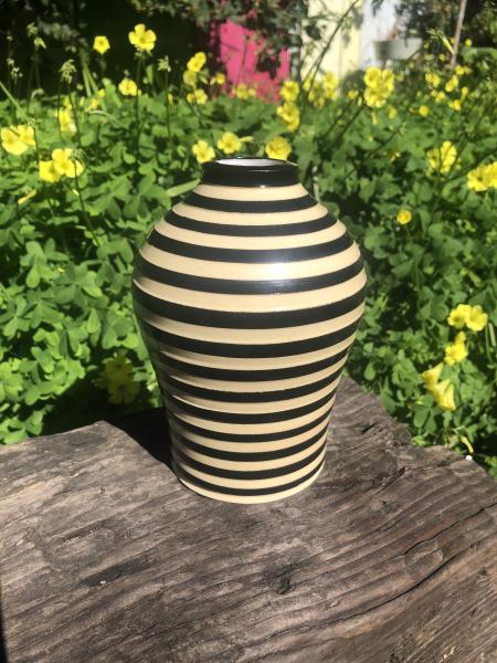 Tall Circlular Handmade Ceramic Bud Vase - MADE TO ORDER