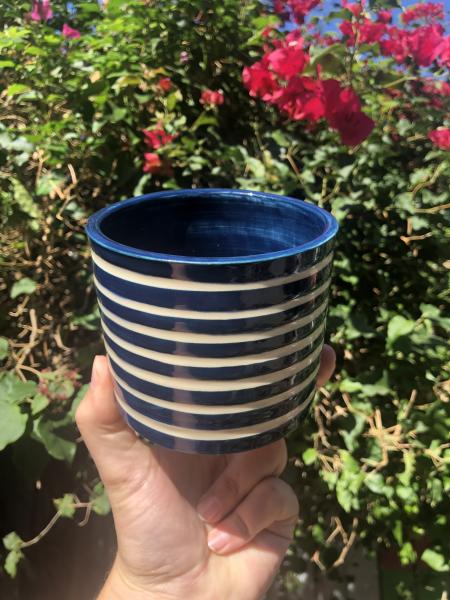 Striped Planter - MADE TO ORDER picture