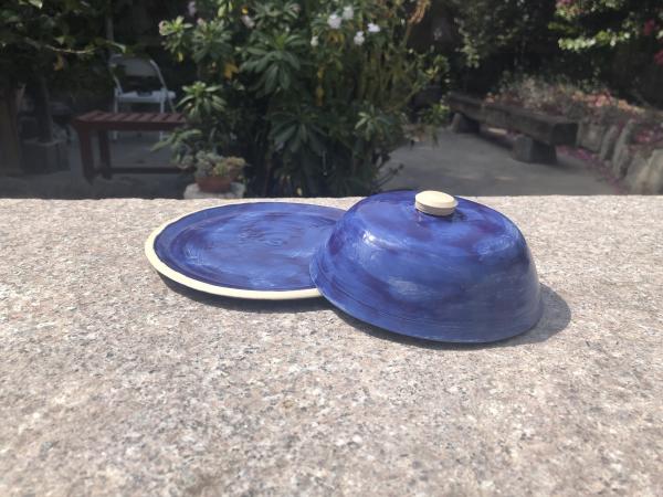 Purple Ceramic Butter Dish picture