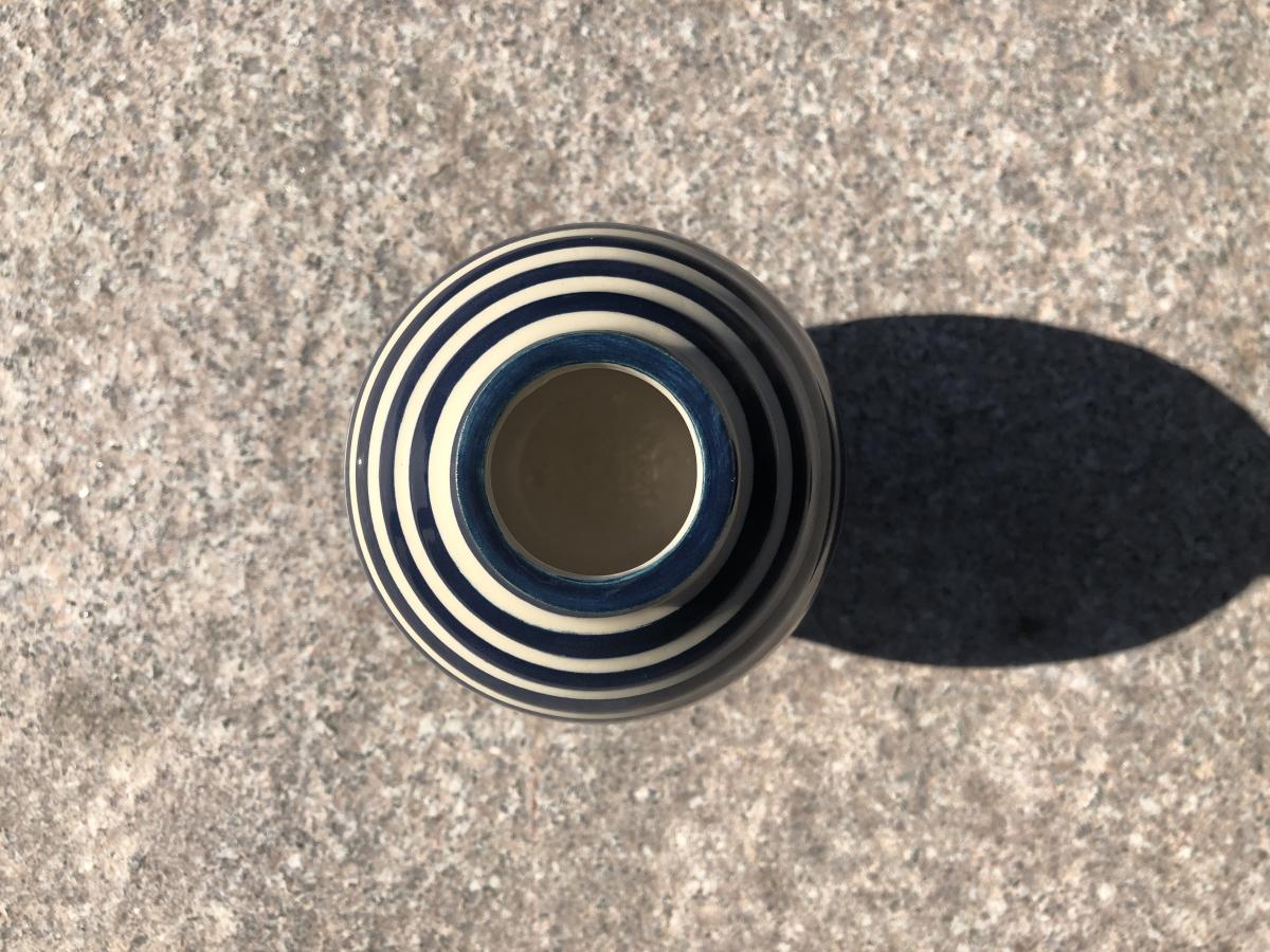 Tall Circlular Handmade Ceramic Bud Vase - MADE TO ORDER picture