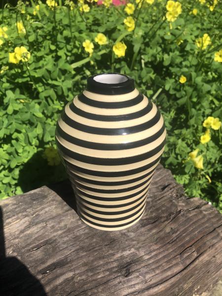 Tall Circlular Handmade Ceramic Bud Vase - MADE TO ORDER picture